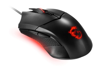 Mouse gaming MSI Clutch GM08, senzor optic PAW-3519, 4200 DPI, negru, iluminare RGB - Img 3