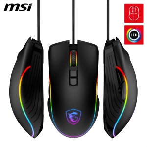 Mouse gaming MSI Forge GM300, senzor optic 7200 DPI, 7 butoane, iluminare RGB - Img 3