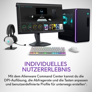 Mouse Gaming Wireless Alienware Pro - Lunar Light, 4KHz, ultralegerez - Img 6