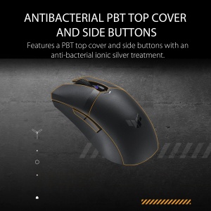 Mouse Gaming Wireless ASUS TUF Gaming M4, 12000 DPI, 62g, Dual-Konnektivitate - Img 3