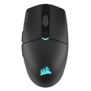 Mouse gaming wireless Corsair KATAR Elite - 26000 DPI, ultralight, negru