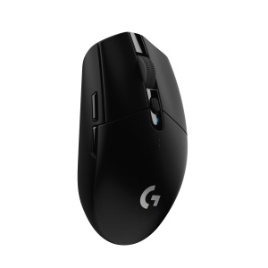 Mouse gaming wireless Logitech G G305, senzor HERO 12K DPI, 6 butoane, negru
