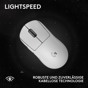 Mouse gaming wireless Logitech G PRO X Superlight 2 Alb 44000 DPI 60 g - Img 4
