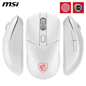 Mouse gaming wireless MSI Versa 300, alb, 8000 DPI, autonomie 50 ore - Img 3