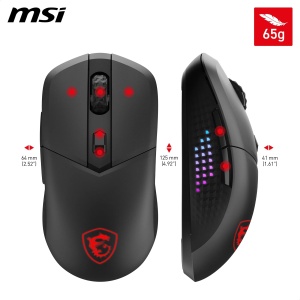 Mouse Gaming Wireless MSI Versa 300 Elite 26000 DPI, 200 ore autonomie, RGB - Img 7