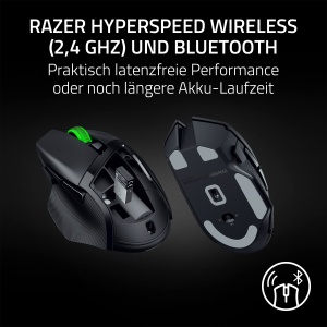 Mouse gaming wireless Razer Basilisk V3 X HyperSpeed, 9 butoane personalizabile, senzor optic 18K, negru - Img 4