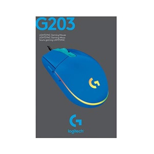 Mouse pentru jocuri Logitech G203 cu iluminare RGB LIGHTSYNC personalizabila, 6 butoane programabile, senzor de calitate pentru jocuri, urmarire de 8.000 DPI, greutate redusa - albastru - Img 10