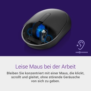 Mouse Silent Dell MS355, DPI Ajustabil 600-4020, Ergonomic - Img 2