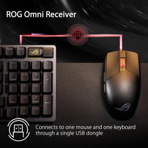 Mouse wireless gaming ASUS ROG Strix Impact III senzor optic 36000 DPI design ambidextru negru - Img 7