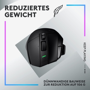 Mouse wireless gaming Logitech G502 X PLUS RGB LIGHTSPEED senzor HERO 25K Negru - Img 8