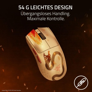 Mouse wireless gaming ultralight Razer Viper V3 Pro Dragon Lore, 54g, 35000 DPI, 95 ore autonomie - Img 3