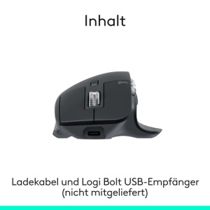 Mouse wireless Logitech MX Master 3S Grafit 8K DPI Ergonomic Bluetooth - Img 10