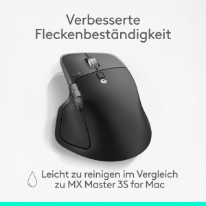 Mouse wireless Logitech MX Master 4 Space Black ergonomic Bluetooth incarcare USB-C - Img 9
