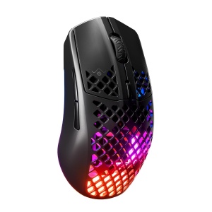 Mouse wireless SteelSeries Aerox 3 - 68g, RGB, design rezistent la apa