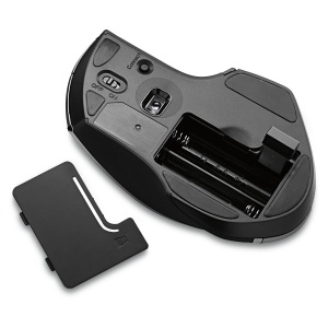 Mouse Wireless Verbatim, Mouse Wireless cu 8 Butoane, Mouse Wireless pentru Laptop, Notebook, PC si MAC cu Tehnologie Wireless 2.4 GHz si LED Albastru, Conexiune prin Nano Receiver, Gri - Img 4