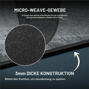 Mousepad Corsair MM300 PRO, extins 93 x 30 cm, negrugri, rezistent la apa - Img 4