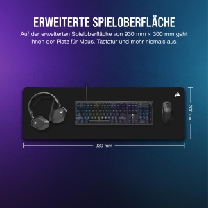Mousepad Corsair MM500 v2, 93cm x 30cm, Negru, Suprafata hibrida - Img 6