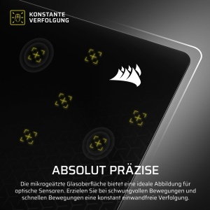 Mousepad de gaming Corsair MM Glass Large, 500 x 400mm, negru - Img 5