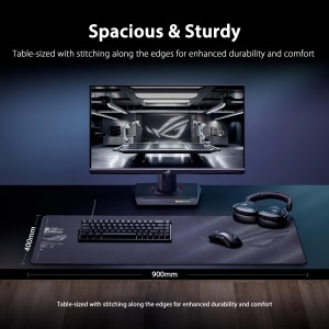 Mousepad gaming ASUS ROG Sheath II XXL 900x400 mm Negru Suprafata optimizata - Img 5