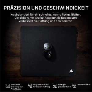 Mousepad Gaming Corsair MM PRO Control, Negru, 4 mm grosime - Img 2