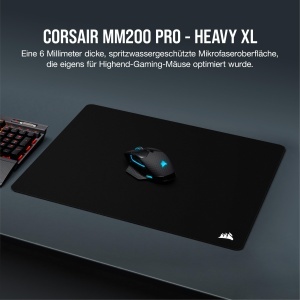 Mousepad Gaming Corsair MM200 PRO Heavy XL, 450 x 400 mm, 6 mm grosime - Img 2