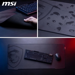 Mousepad MSI Agility GD73, 900x400mm, Negru, Material Textil - Img 6