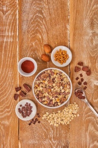 Muesli Dr. Oetker Vitalis Schoko, 4x1125g, cu fulgi de ovaz si ciocolata - Img 2