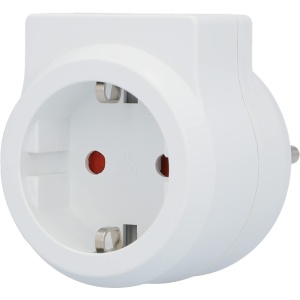 Mufa adaptor UNITEC cu 1x Schuko, 1x USB Type-C si 2x USB Type-A, 3.4 A, alb - Img 1