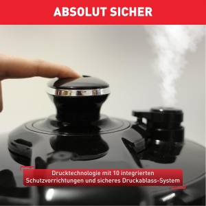 Multicooker electric Tefal Fast Delicious CY505EF0, 6L, 25 programe automate, NegruInox - Img 7