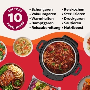 Multicooker Instant Pot Pro 5,7 l, Negru, 10 functii, Economisire energie - Img 7