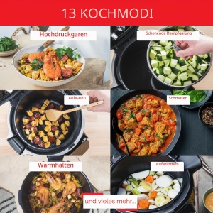 Multicooker Inteligent Moulinex Cookeo Touch Wifi, 6 l, 250 Retete, Touchscreen - Img 6