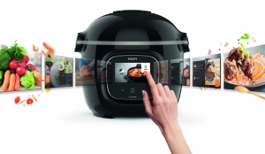 Multicooker Krups CZ912815 Cook4Me Touch, Plastic, 6 litri, Negru - Img 3