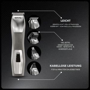 Multigroomer pentru barbati Wahl Chromium 11-in-1, 60 min autonomie, 6 accesorii - Img 3