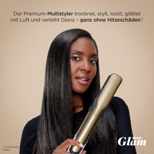 Multistyler Shark Glam cu 5 accesorii, hitzekontrollierte ceramica, finisaj lucios - Img 2