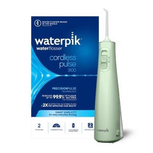 Munddusche Waterpik Pulse, Kabellos, Mintgrun, 2 Intensitati, 45 secunde capacitate