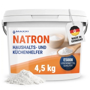 Natrion Pulver Maxxi Clean 4,5 kg - Pulbere pentru Coacere si Curatenie, Fara Aditivi