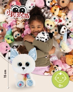 NICI Glubschis Schneefuchs Nounuk 15cm Alb Plus Moale Cu Ochii Sclipitori - Img 2