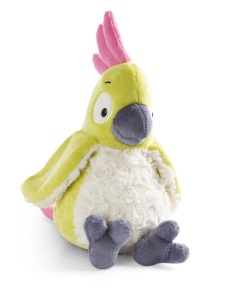 NICI Kakadu Jaya 25 cm Papagal de Plus Verde Super Moale