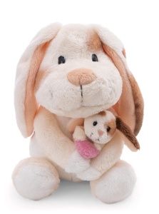 NICI Plus Hase 62841 20cm Bej Cu Mini-Hase Inclus - Img 4