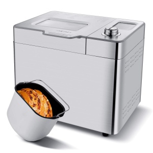 Nictemaw Aparat de facut paine automat cu 25 de programe, capacitate 500-1000, 500 W