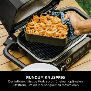 Ninja Woodfire Combo Crisper-Korb Negru Antiaderent Compatibil Gratare Seria OG700OG750 - Img 5
