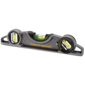 Nivela magnetica STANLEY FatMax Pro Torpedo 0-43-609, 25 cm, aluminiu, gri