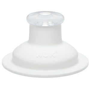 NUK Push-Pull Tulle Silicon Alb pentru Sports Cup si Junior Cup Rezistent si Igienic