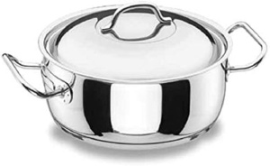 Oala cu capac Lacor 72016, 16 cm, din inox, profesionala