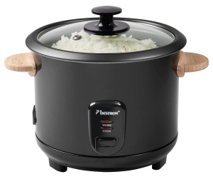 Oala de fiert orez Bestron ARC180BW, 1.8L, 700W, neagra