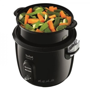Oala de gatit orez Tefal New Classic RK1038, 5L, negru-metalic, cu functie de aburire - Img 4