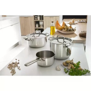 Oala din otel inoxidabil 1810, 24 cm, design elegant, compatibila cu toate tipurile de plite - Img 6