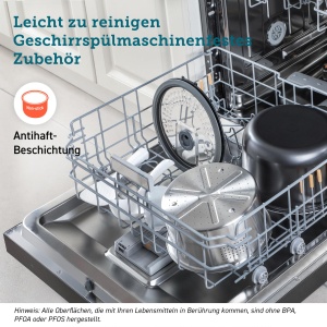 Oala electrica pentru gatit orez COSORI CRC-R501, 5L, 17 programe, negru - Img 8