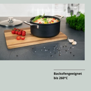 Oala Genius Cerafit Plasma, 5 litri, 24 cm, inox, negru - Img 5