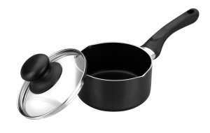 Oala Ibili cu Capac din Sticla, Aluminiu, 12 cm, Anti-Aderenta, 0.7L
